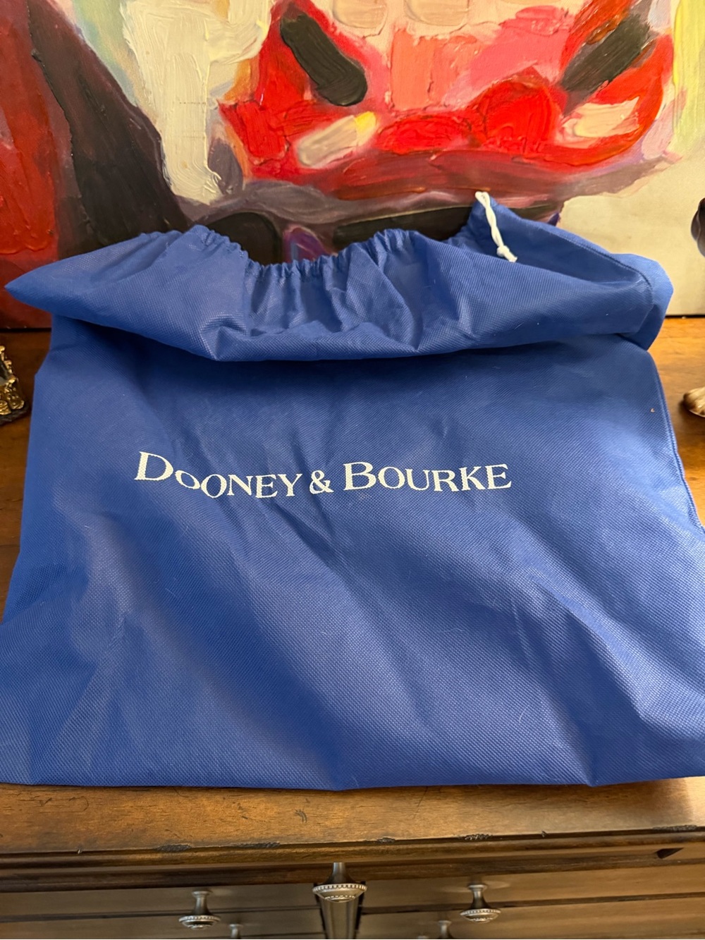 NWT Dooney & Bourne Yellow Leather Drawstring Bucket/Hobo Bag - Picture 6 of 7